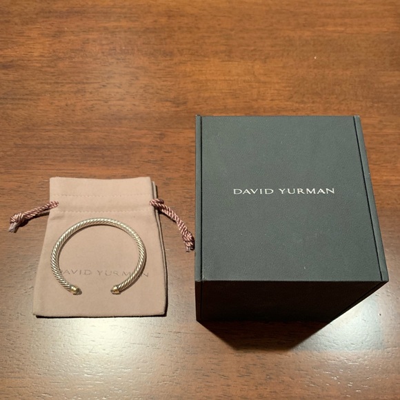 David Yurman Cable Classics Bracelet with 14K Gold - Picture 7 of 8